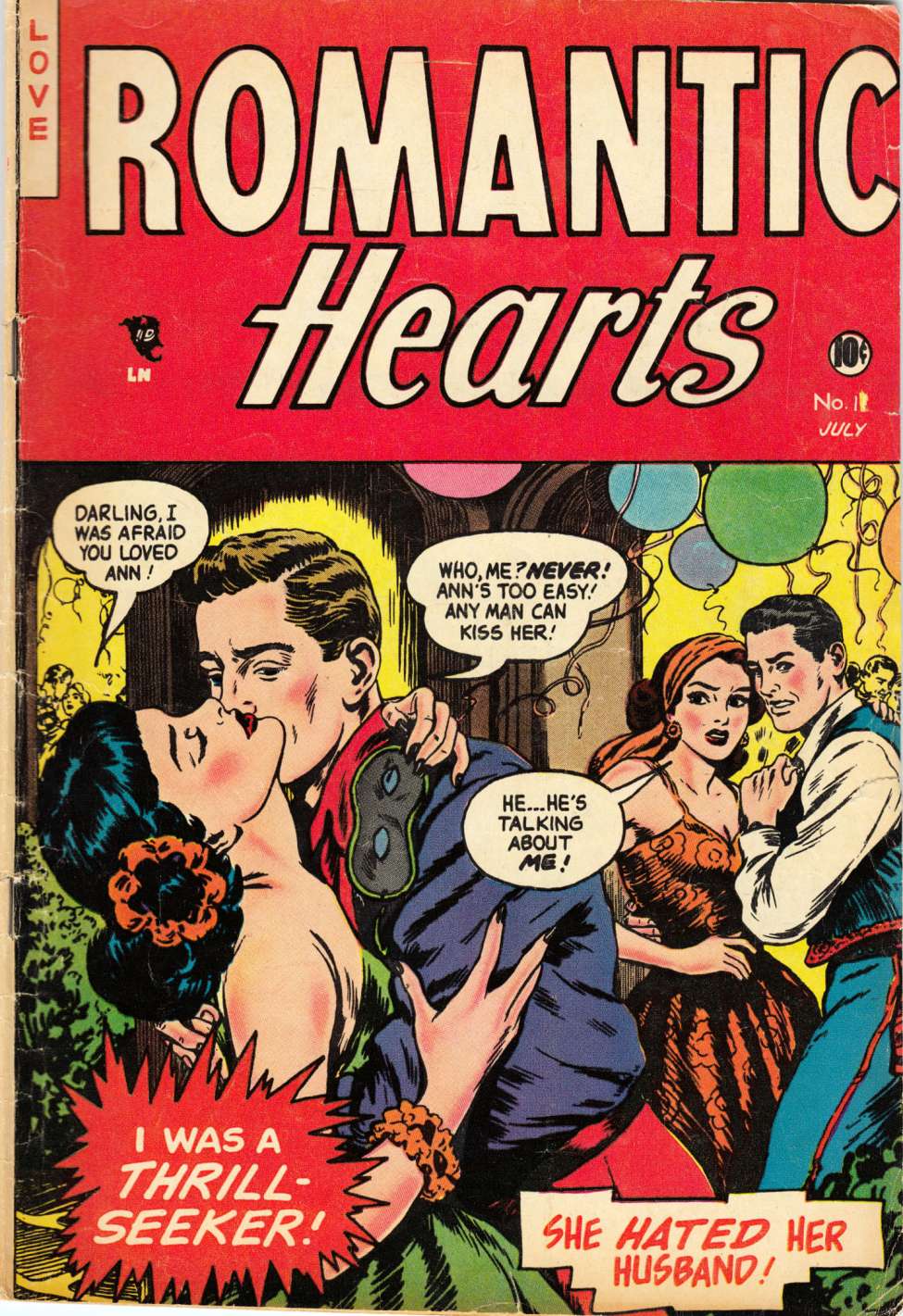 Comic Book Cover For Romantic Hearts v2 1 (alt) - Version 2