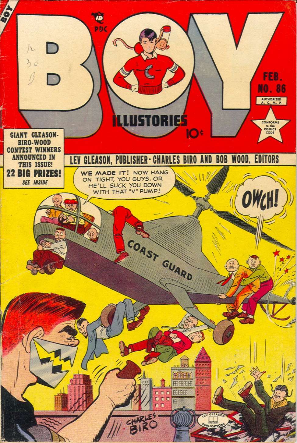 Comic Book Cover For Boy Comics 86