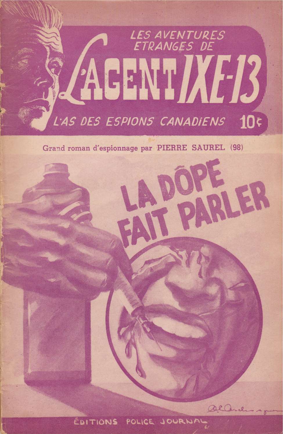 Comic Book Cover For L'Agent IXE-13 v2 98 - La dôpe fait parler