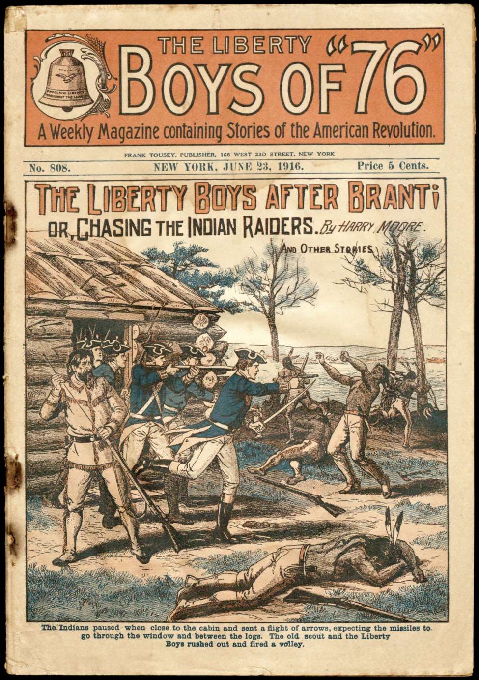 Book Cover For The Liberty Boys of 76 808 - The Liberty Boys after Brant