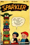 Cover For Sparkler Comics 55