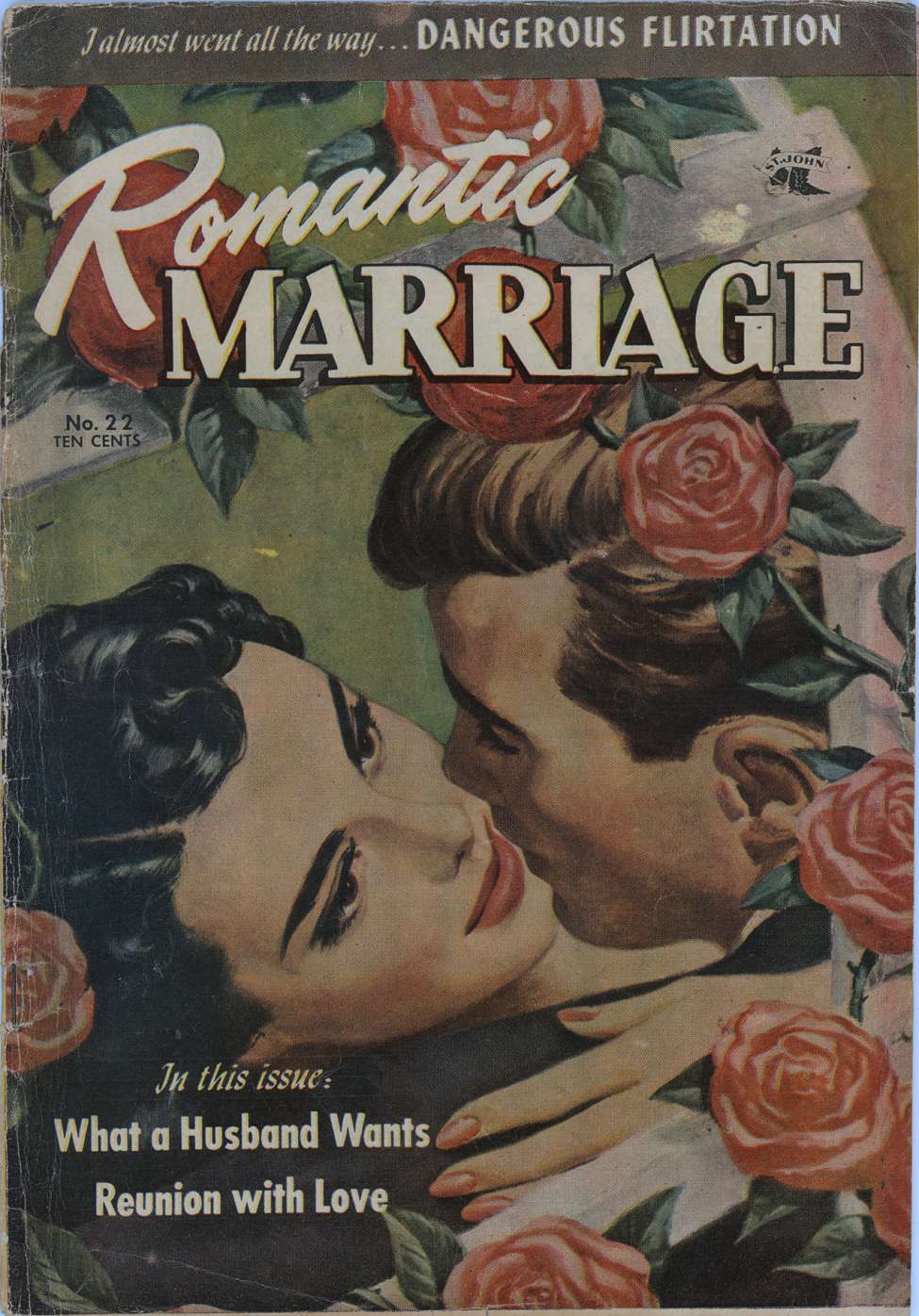 Comic Book Cover For Romantic Marriage 22