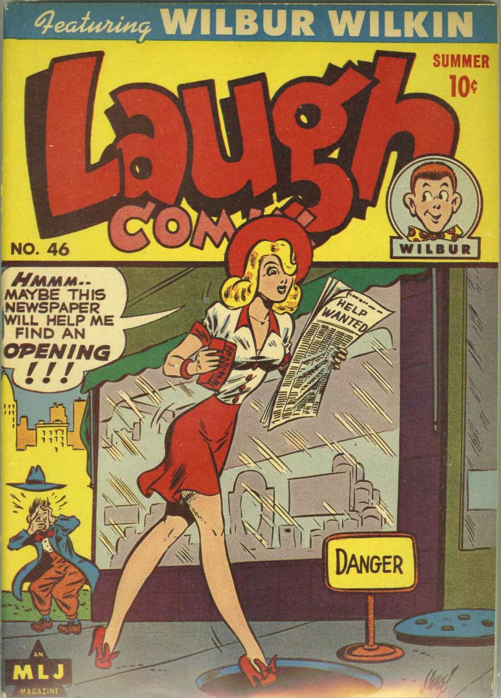 Comic Book Cover For Laugh Comix 46