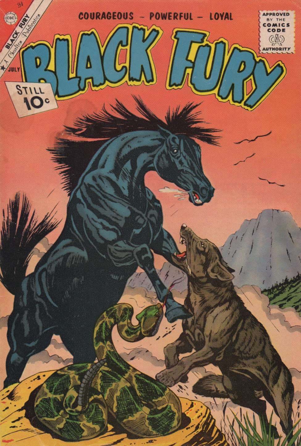 Comic Book Cover For Black Fury 31
