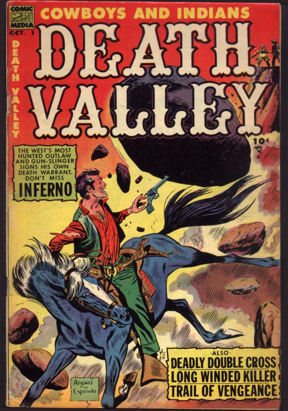 Comic Book Cover For Death Valley 1