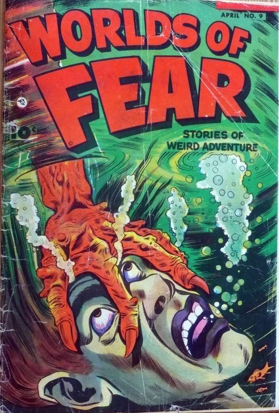 Comic Book Cover For Worlds of Fear 9