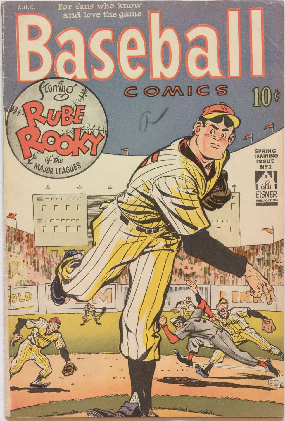 Book Cover For Baseball Comics 1