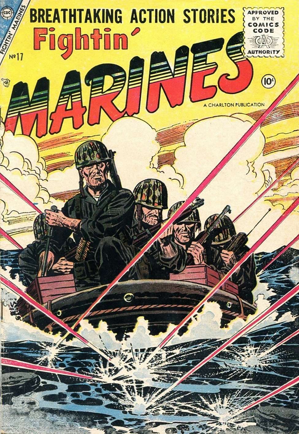 Comic Book Cover For Fightin' Marines 17 - Version 1