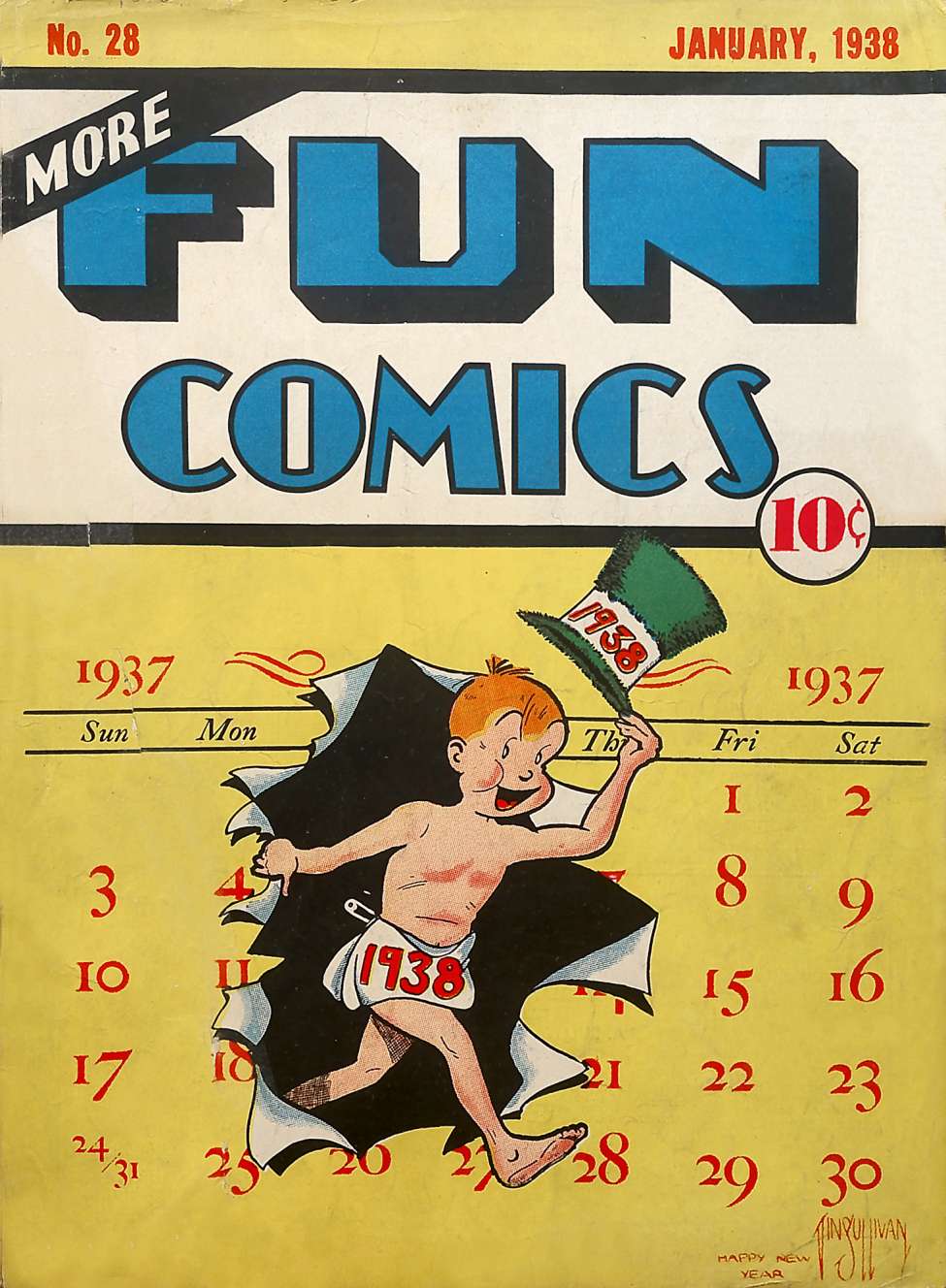 Book Cover For More Fun Comics 28