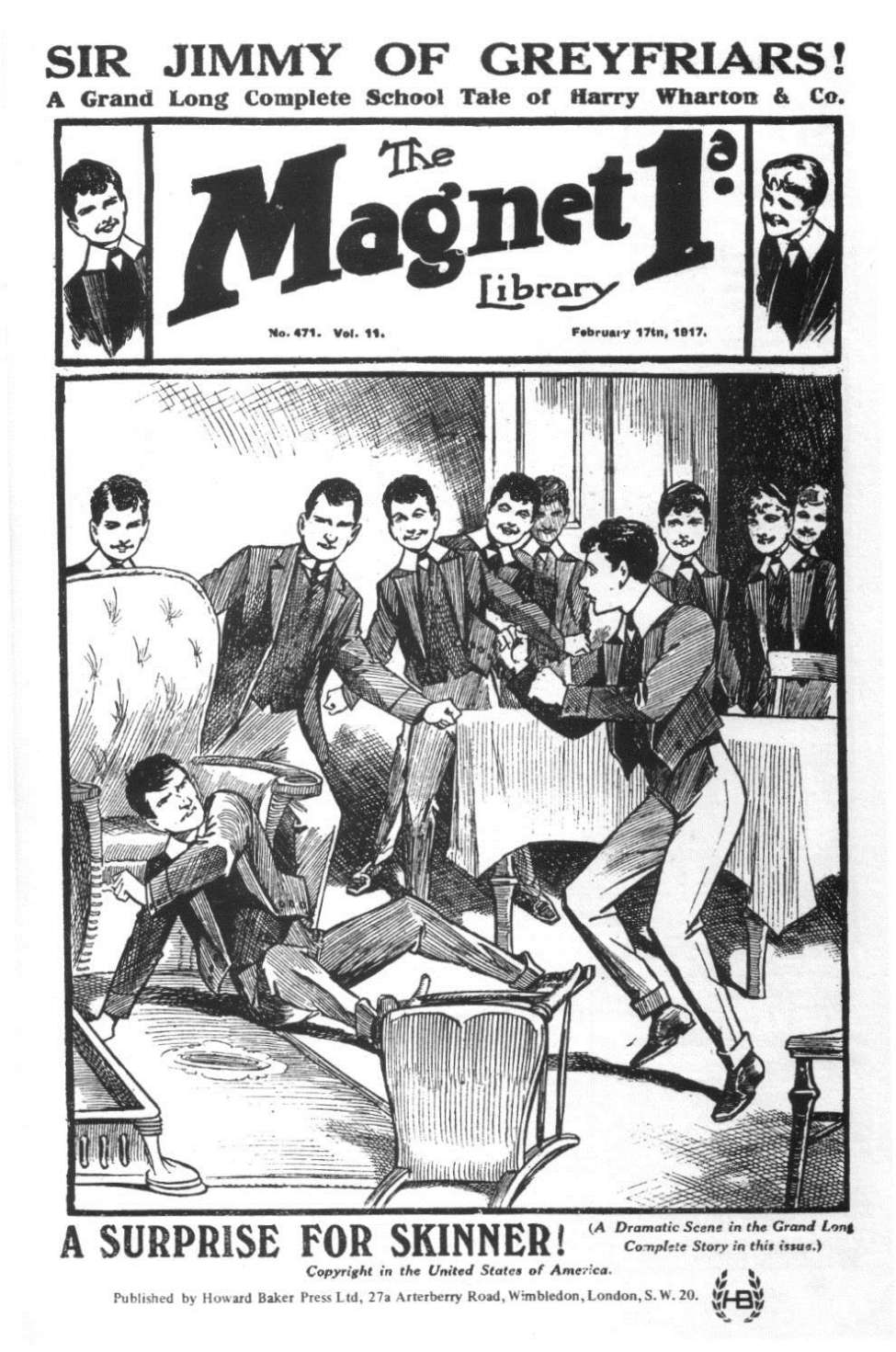 Book Cover For The Magnet 471 - Sir Jimmy of Greyfriars