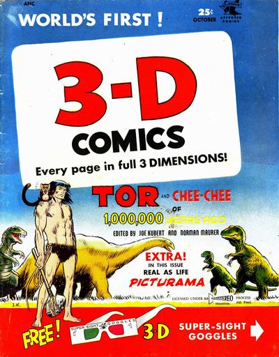 Comic Book Cover For 3D Comics 2 Tor - Version 1
