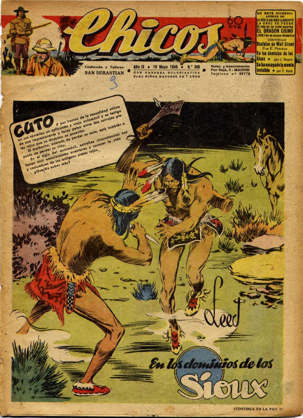 Comic Book Cover For Chicos 386 Cuto