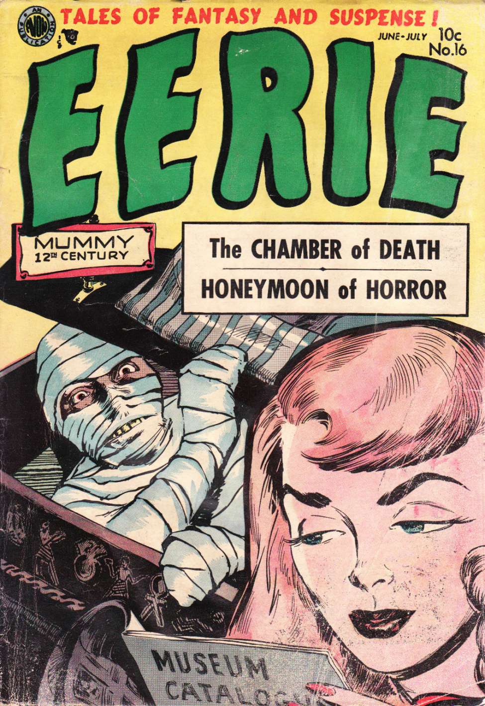 Comic Book Cover For Eerie 16
