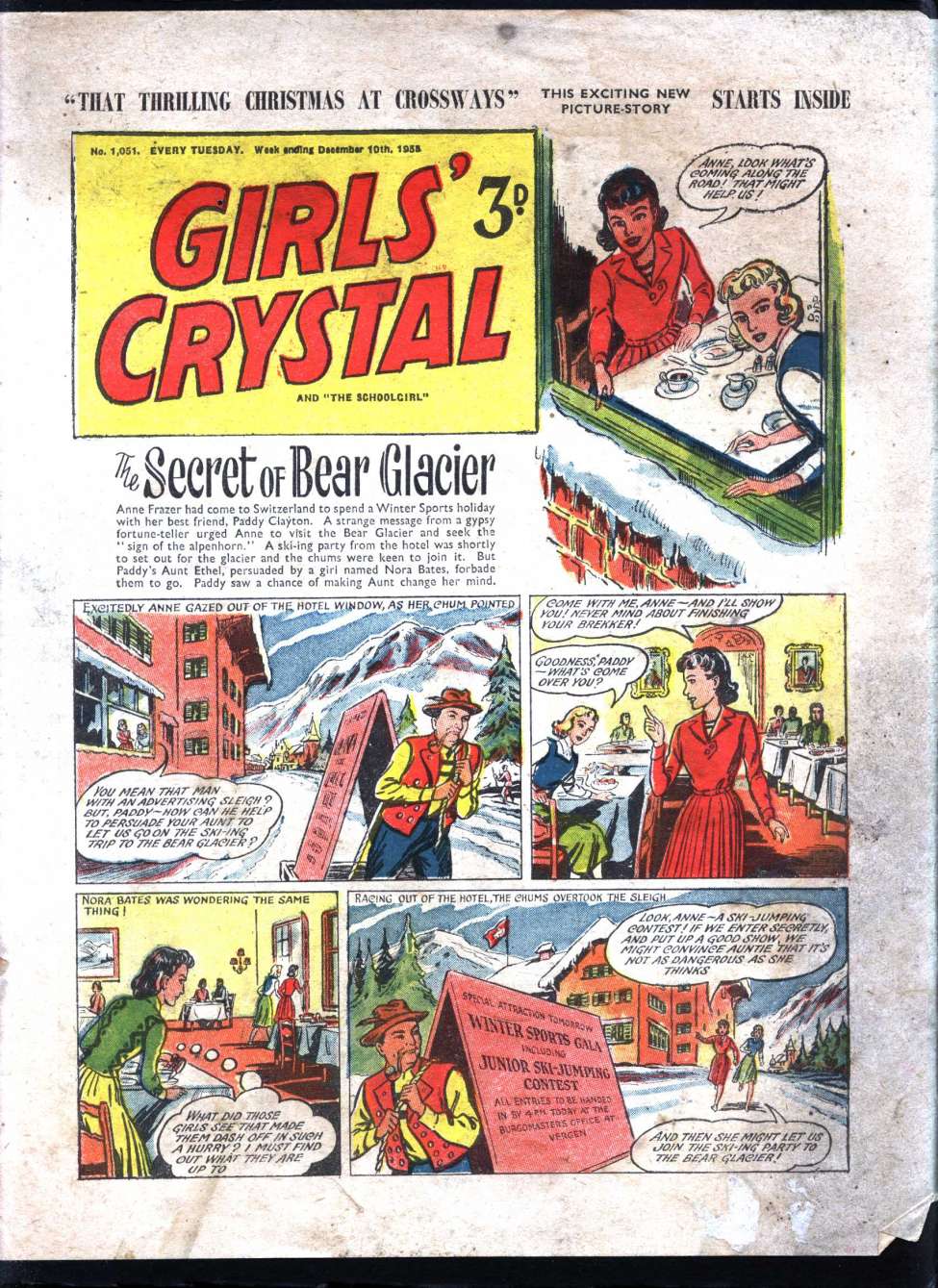 Comic Book Cover For Girls' Crystal 1051