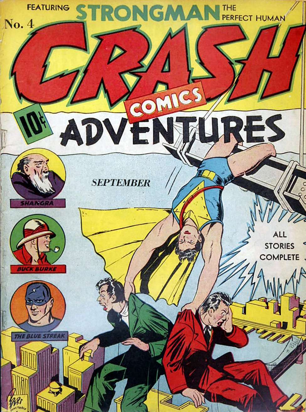 Book Cover For Crash Comics 4
