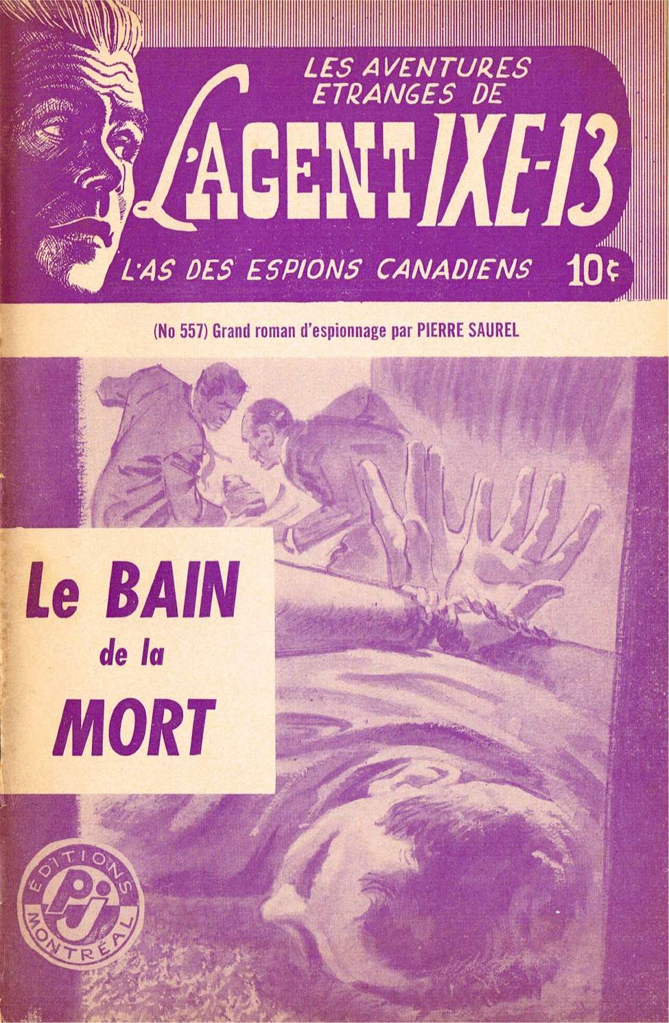 Book Cover For L'Agent IXE-13 v2 557 - Le bain de la mort