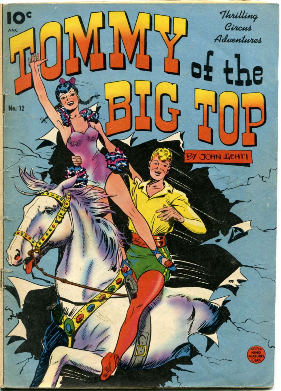 Book Cover For Tommy of the Big Top 12 - Version 1