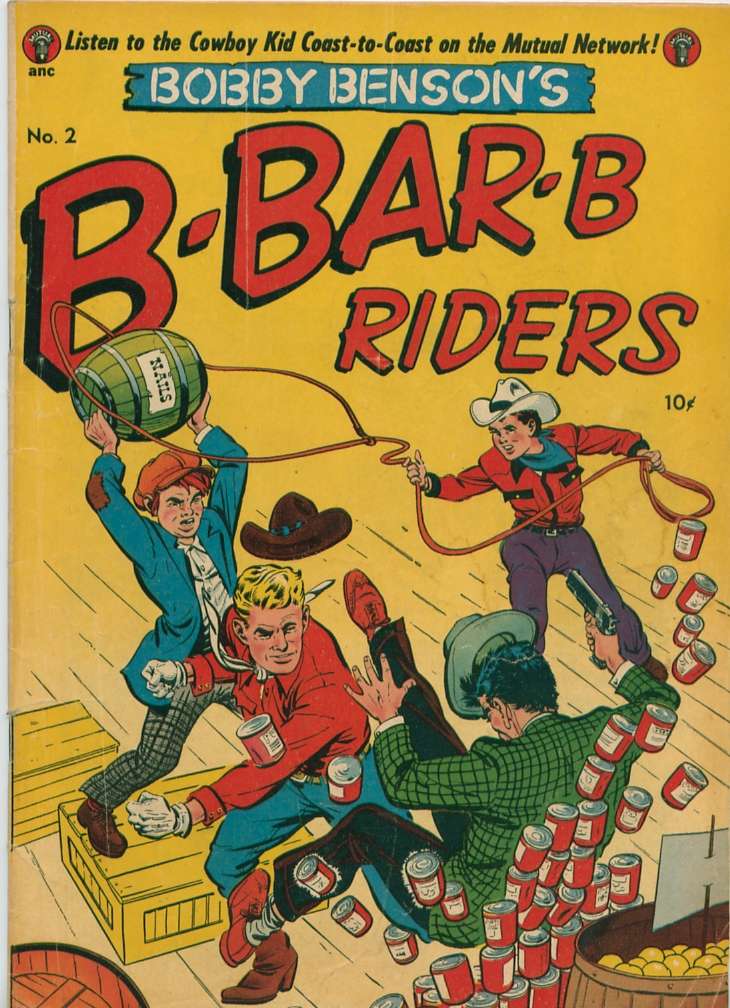 Comic Book Cover For Bobby Benson's B-Bar-B Riders 2