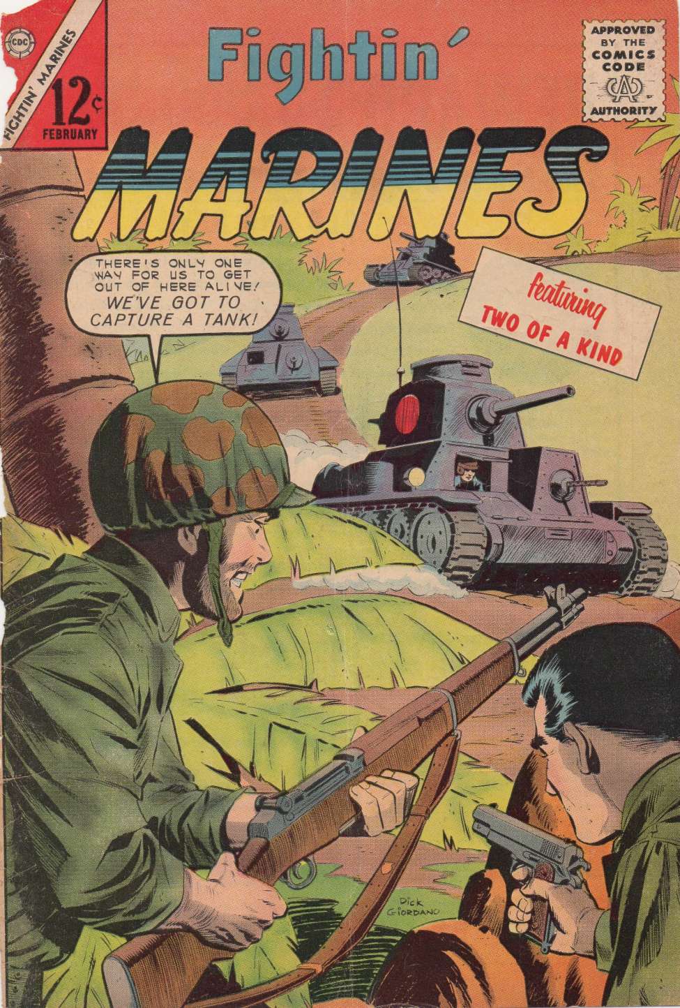 Comic Book Cover For Fightin' Marines 51