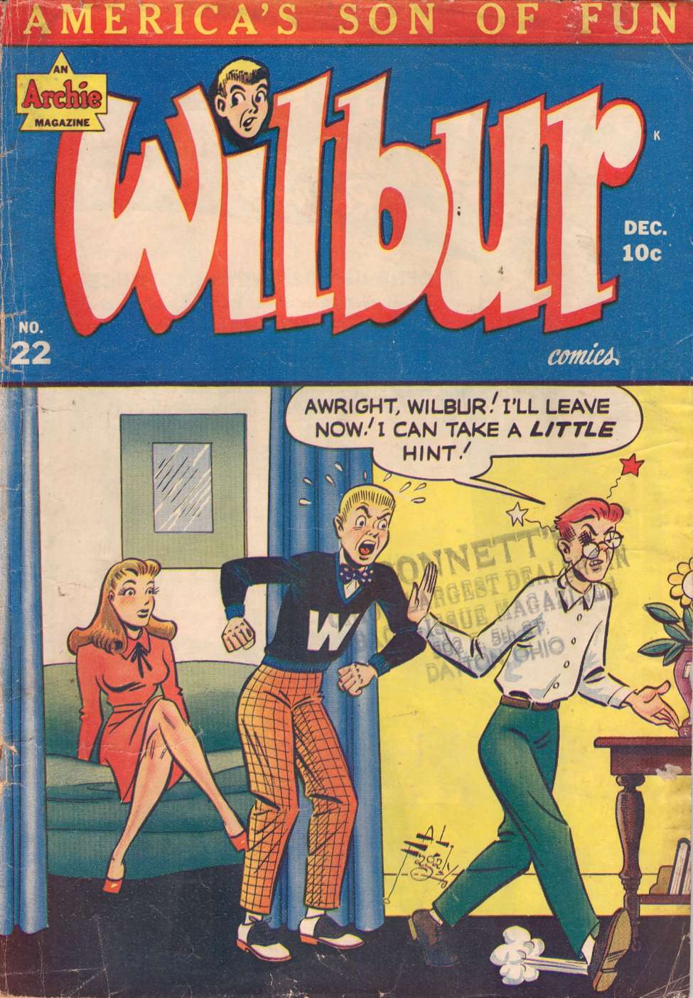 Book Cover For Wilbur Comics 22
