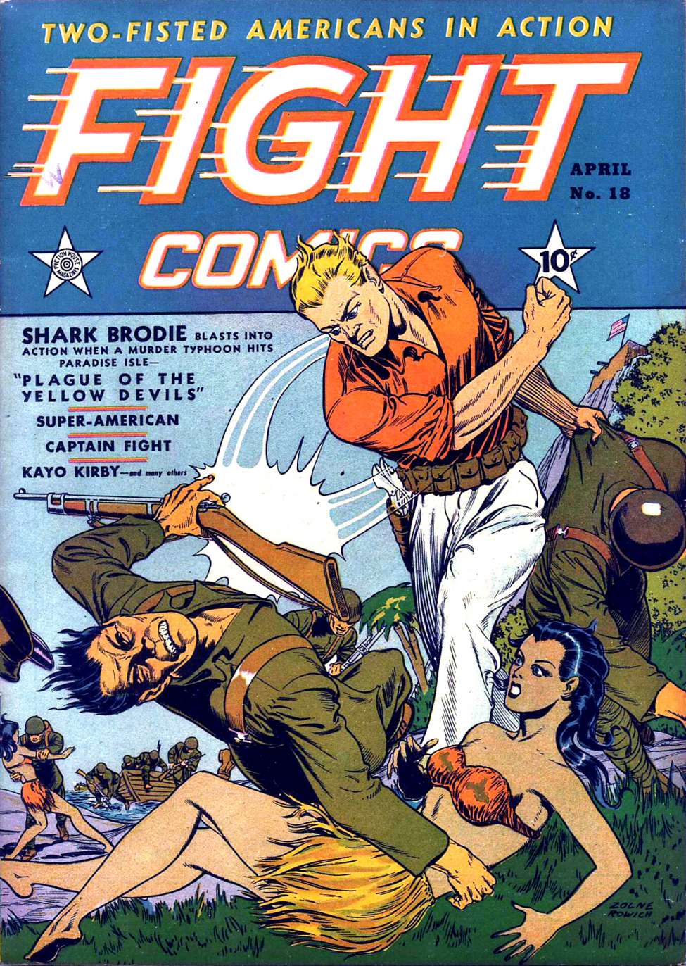 Comic Book Cover For Fight Comics 18