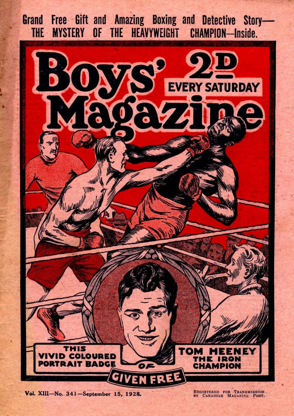 Book Cover For Boys' Magazine 341