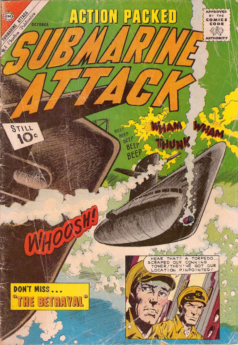 Comic Book Cover For Submarine Attack 30
