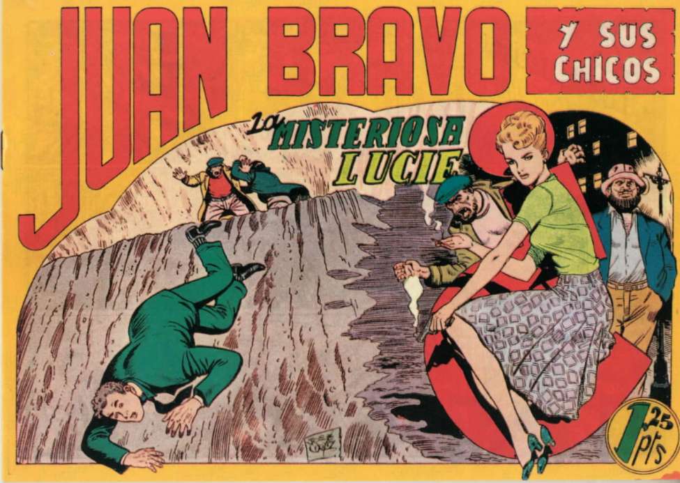 Comic Book Cover For Juan Bravo 25 - La Misteriosa Lucie