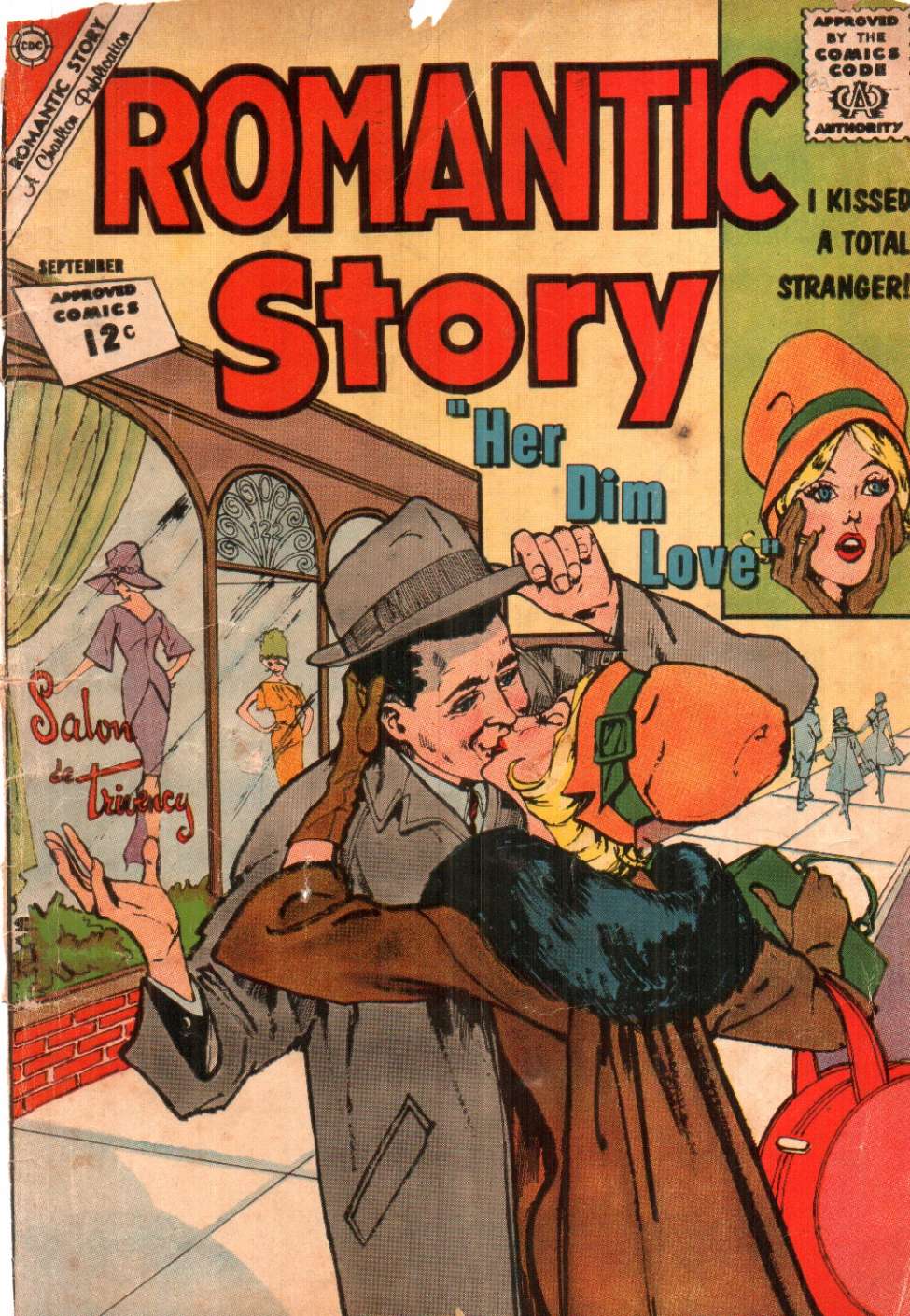 Comic Book Cover For Romantic Story 62