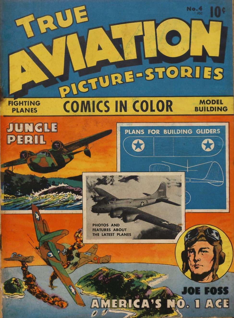 Comic Book Cover For True Aviation Picture Stories 4