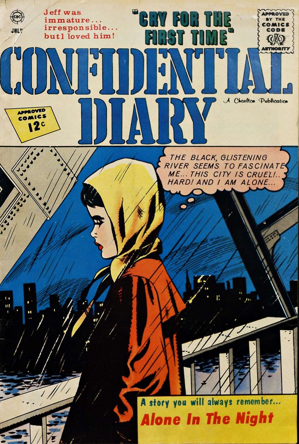 Comic Book Cover For Confidential Diary 13
