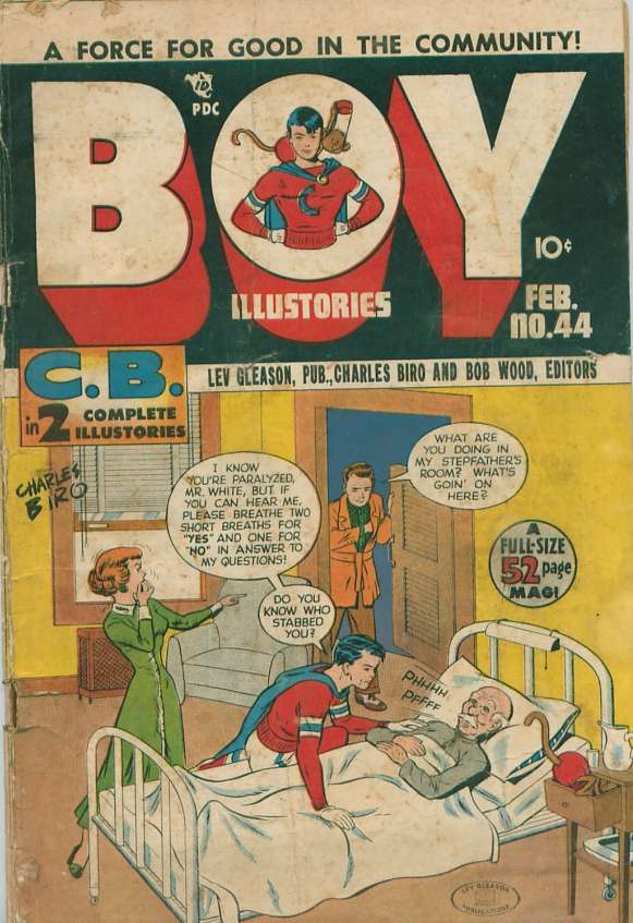 Comic Book Cover For Boy Comics 44 - Version 1