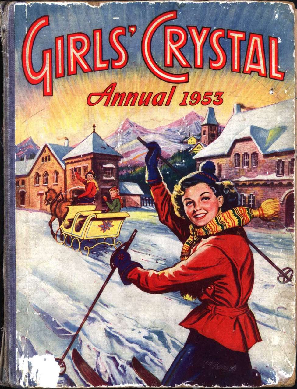Book Cover For Girls' Crystal Annual 1953