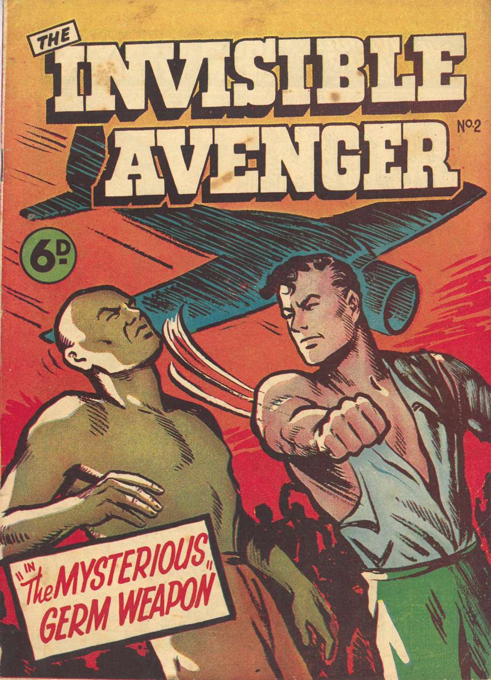 Comic Book Cover For Invisible Avenger 2