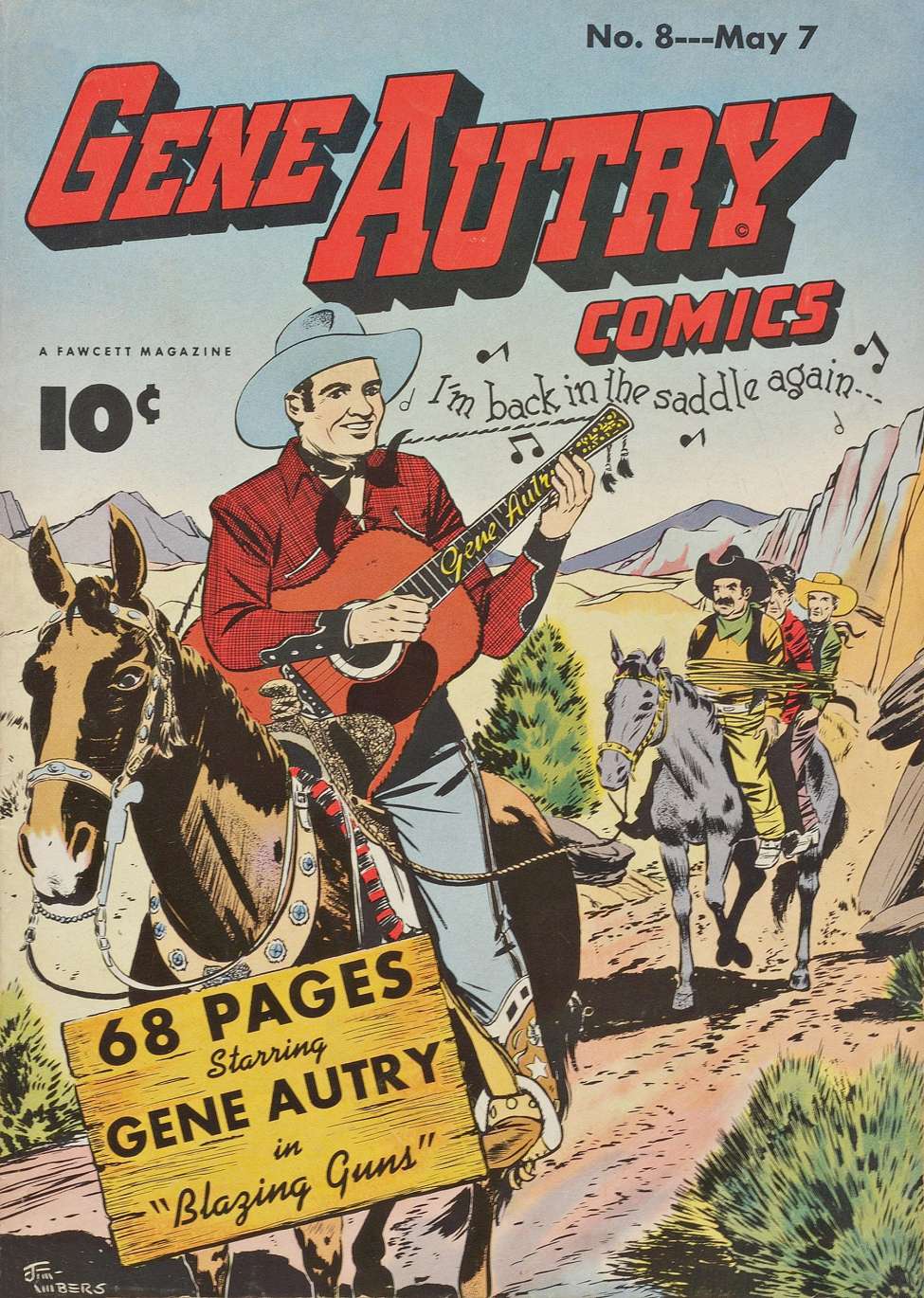 Book Cover For Gene Autry Comics 8