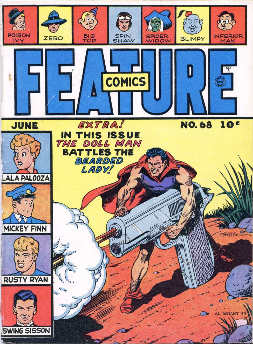 Book Cover For Feature Comics 68