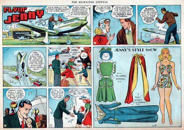 Comic Book Cover For Flyin' Jenny 1941 615-1228