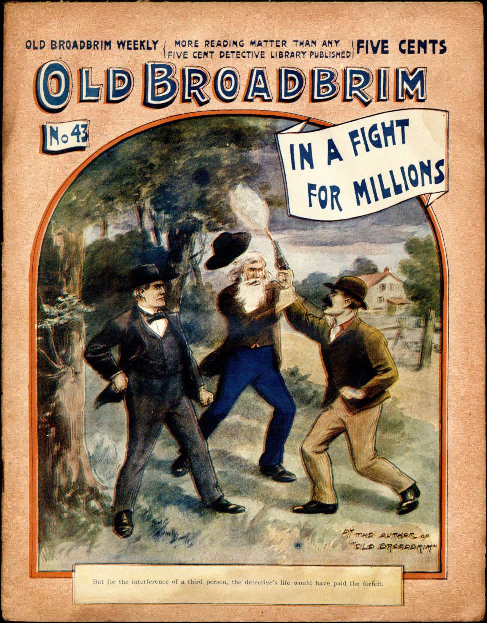 Book Cover For Old Broadbrim Weekly 43 - Old Broadbrim in a Fight for Millions
