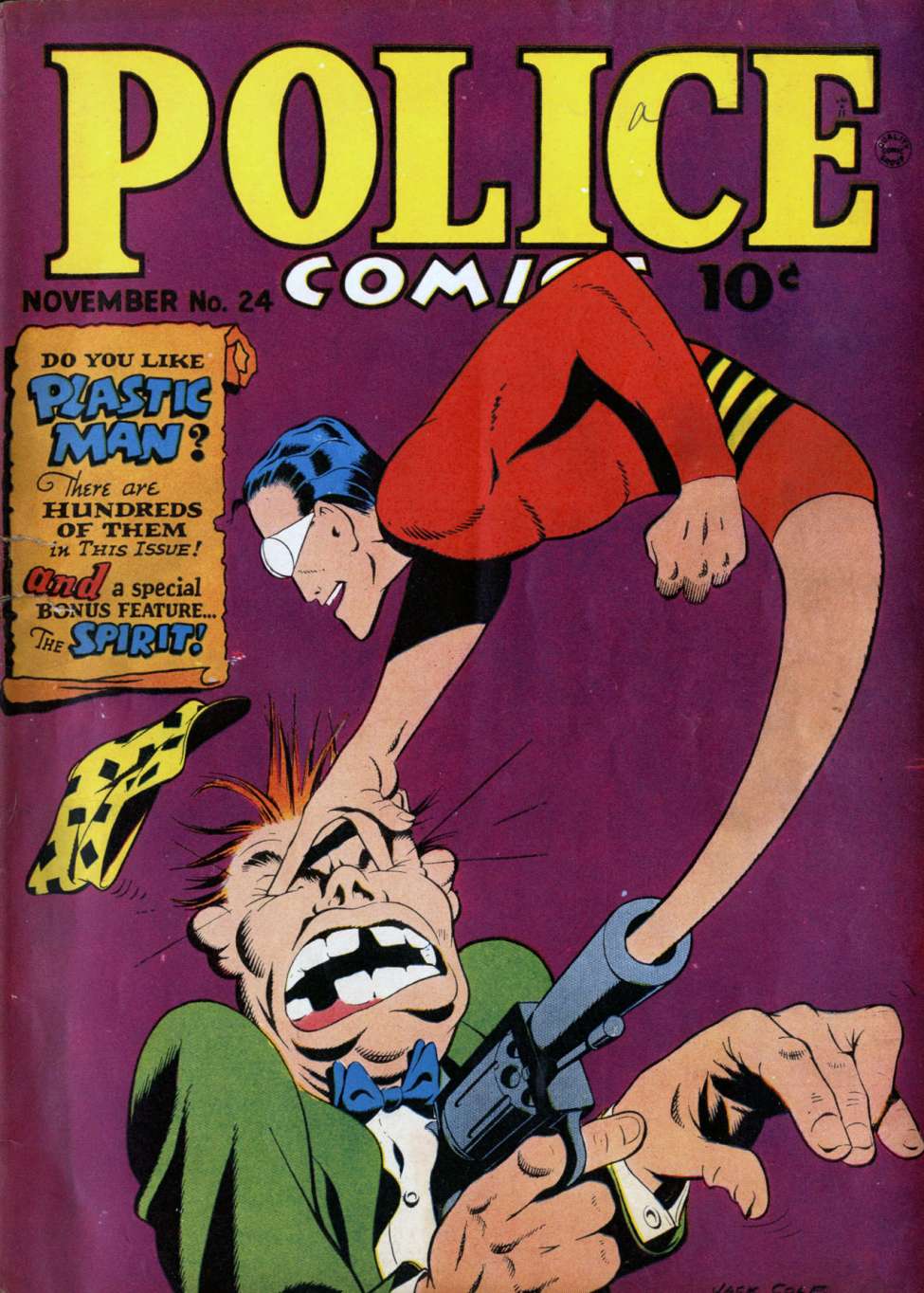 Book Cover For Police Comics 24
