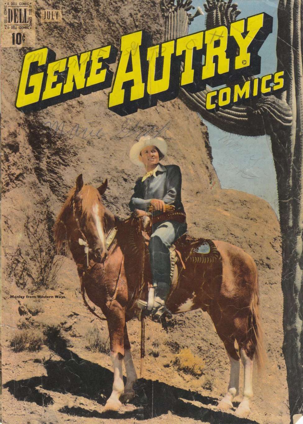 Comic Book Cover For Gene Autry Comics 29