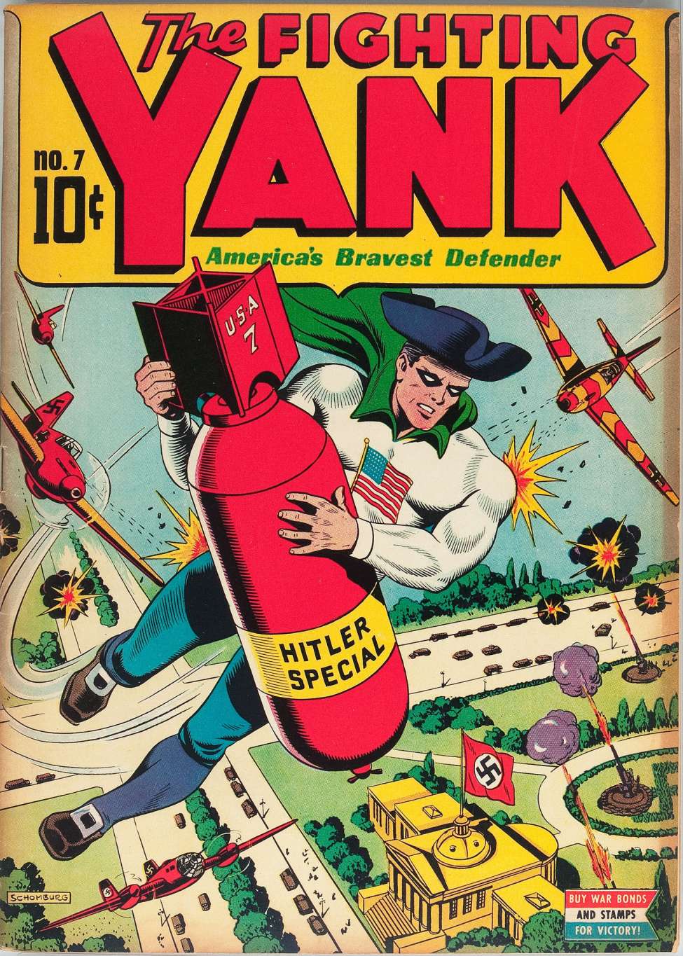 Comic Book Cover For The Fighting Yank 7 - Version 1