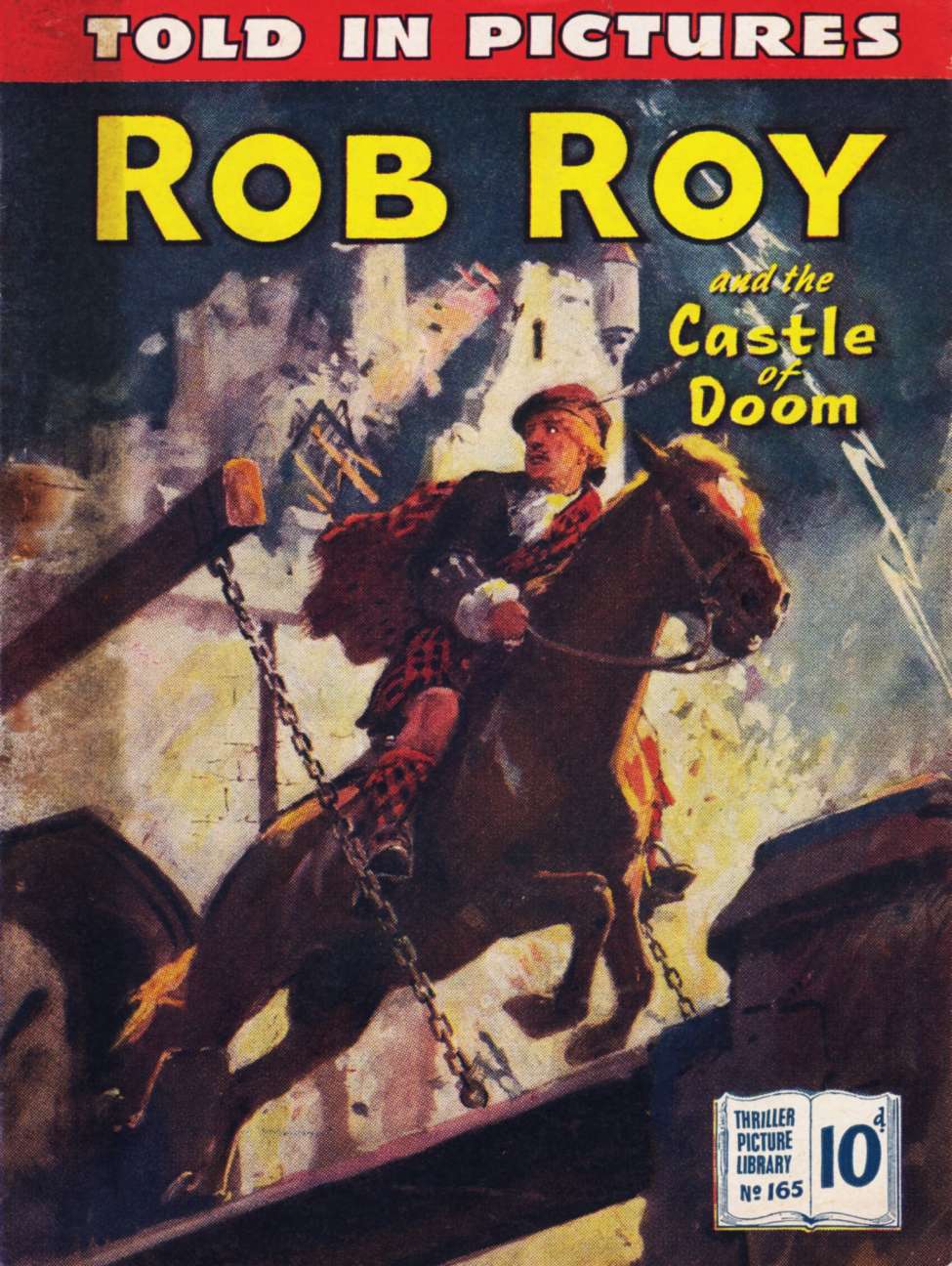 Book Cover For Thriller Picture Library 165 - Rob Roy and The Castle of Doom