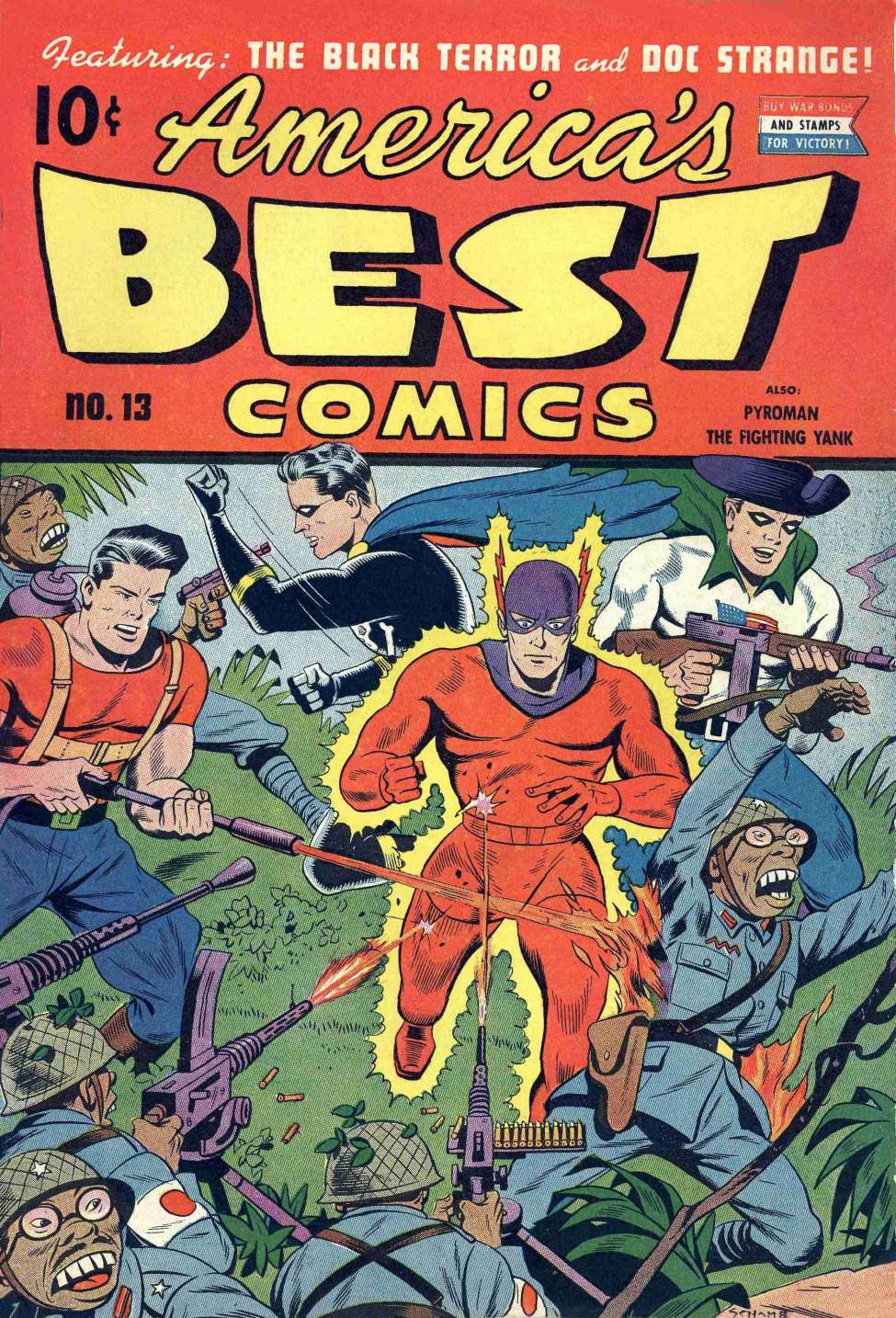 Comic Book Cover For America's Best Comics 13