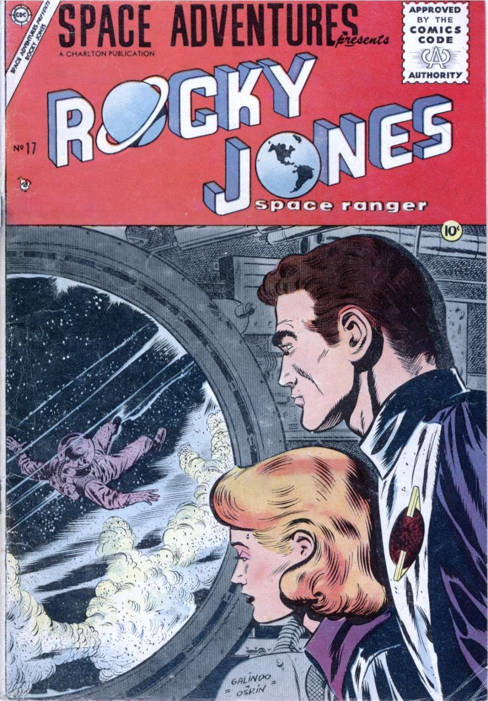 Comic Book Cover For Space Adventures 17