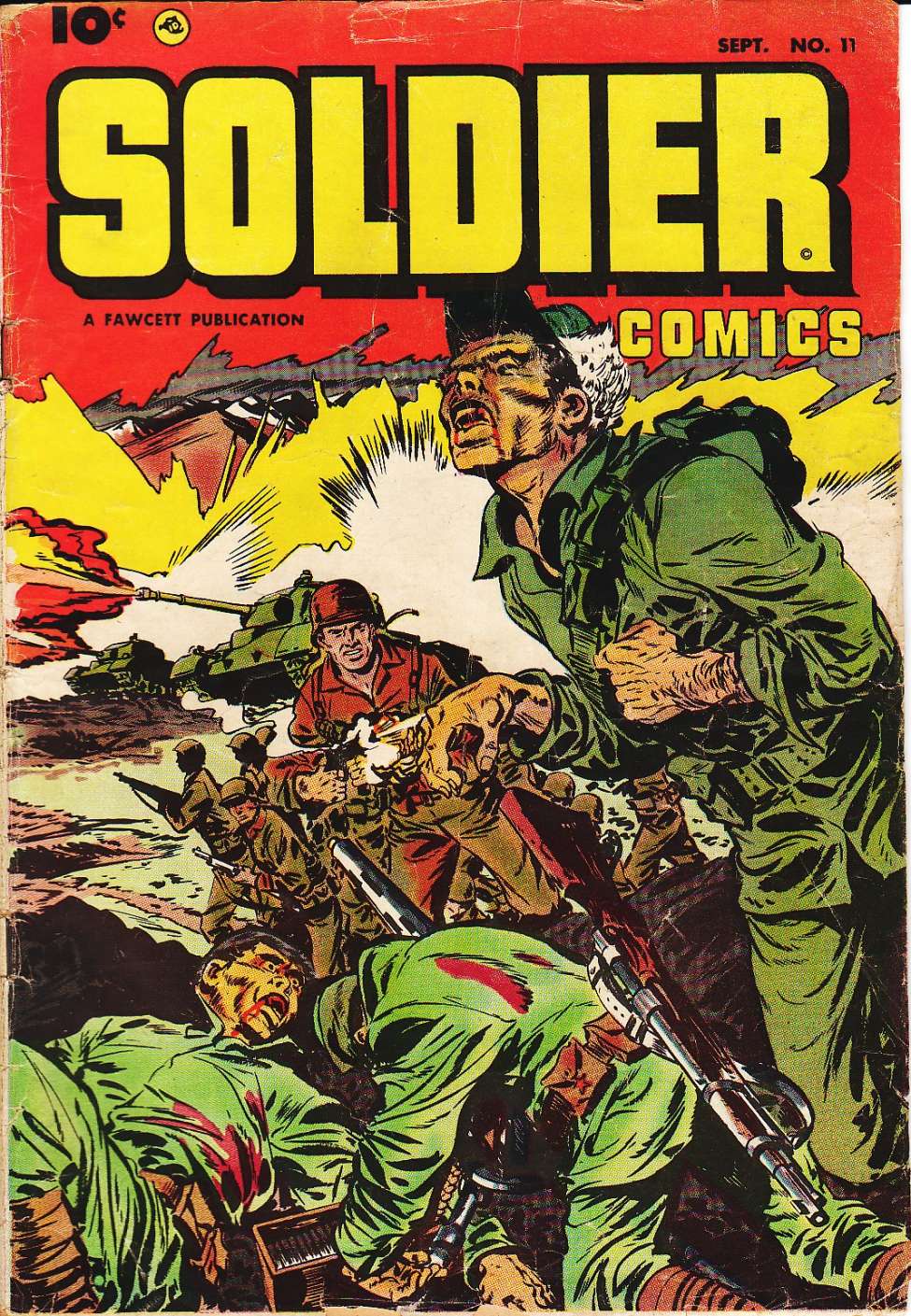 Book Cover For Soldier Comics 11