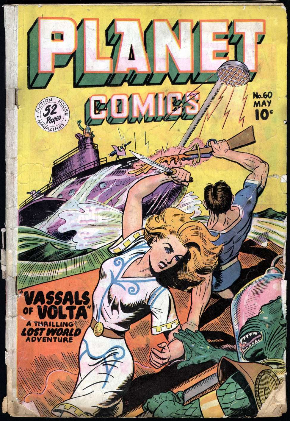 Comic Book Cover For Planet Comics 60