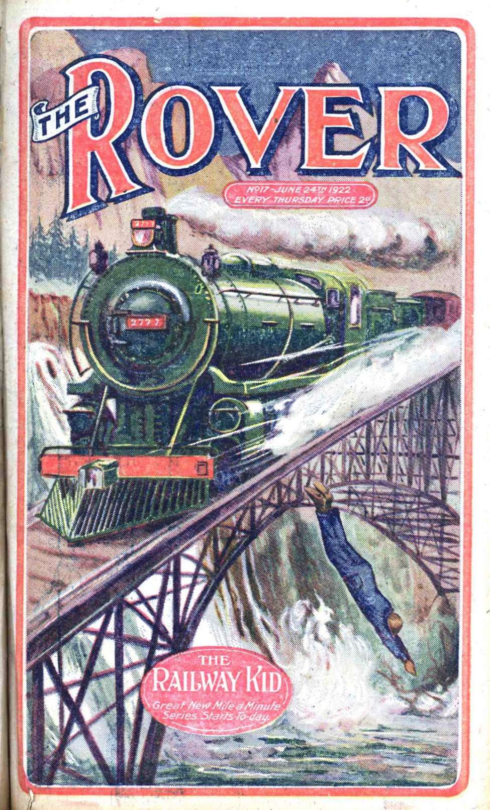 Comic Book Cover For The Rover 17