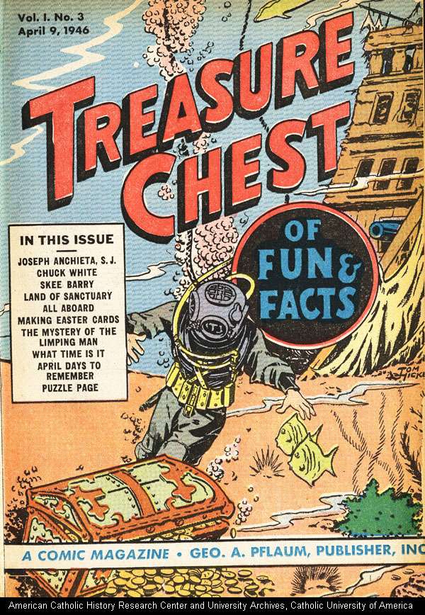 Comic Book Cover For Treasure Chest of Fun and Fact v1 3