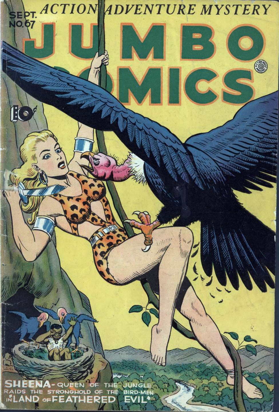 Comic Book Cover For Jumbo Comics 67