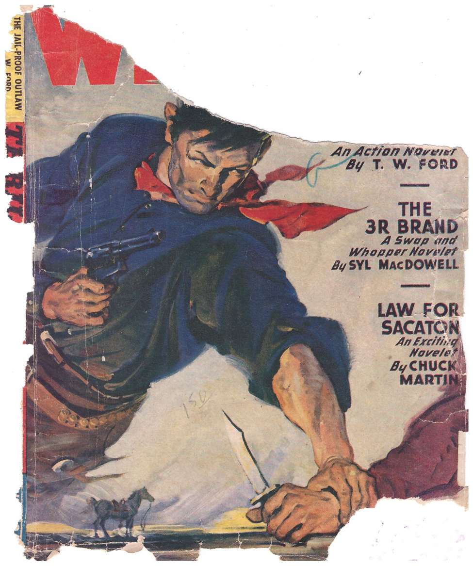 Book Cover For Thrilling Western v42 1
